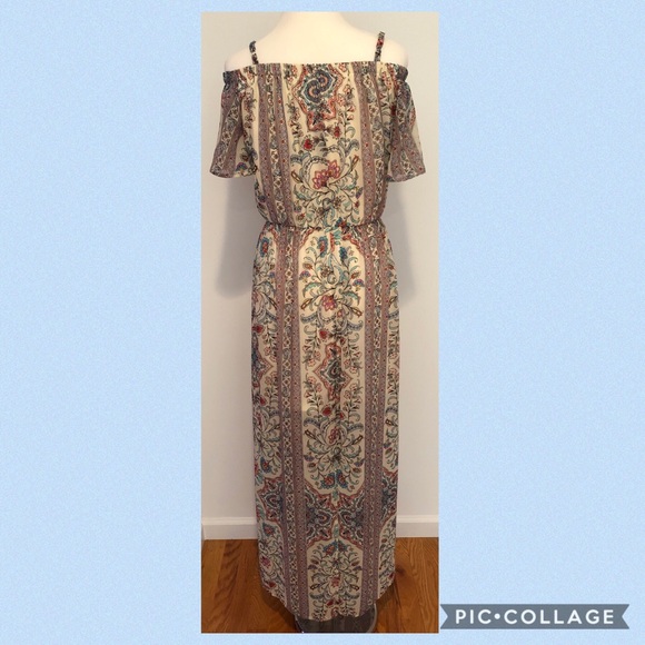 AS U WISH Off-The-Shoulder Maxi Dress - Picture 6 of 8